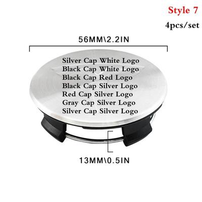 For  MODEL X S 3 Wheel Center Cap 56mm Rim Hubcap Cover Plugs for Alloy Wheels  Car Accessories