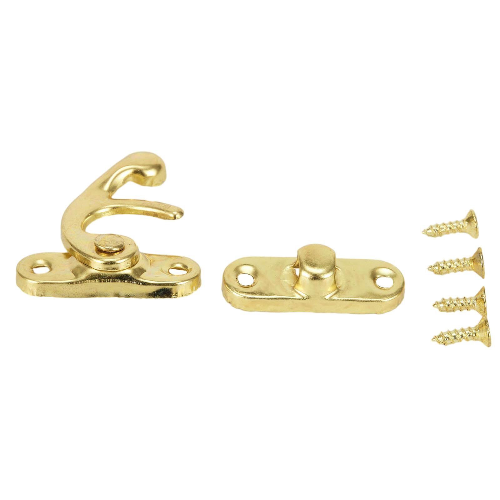 

Классический старинный латунный навесной замок с крючком для шкатулки для драгоценностей, упаковка из 30 шт. золотой