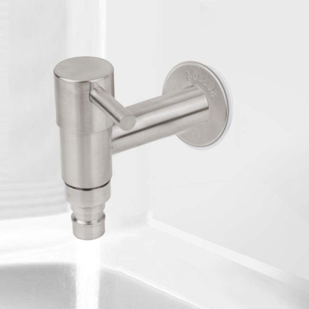 304 Stainless Steel Washing Machine Faucet T Shape Washbasin Water Tap  Lawn Irrigation