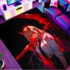 Tappeto con Stampa Makima Chainsaw Man, Tappeto Lavabile per Pavimenti, Per Ingresso, Dormitorio, Lavanderia, Ufficio, Studio, Decorazione Casa, Regalo di Compleanno Natale