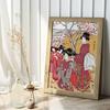 Japanese Postal Stamps Poster