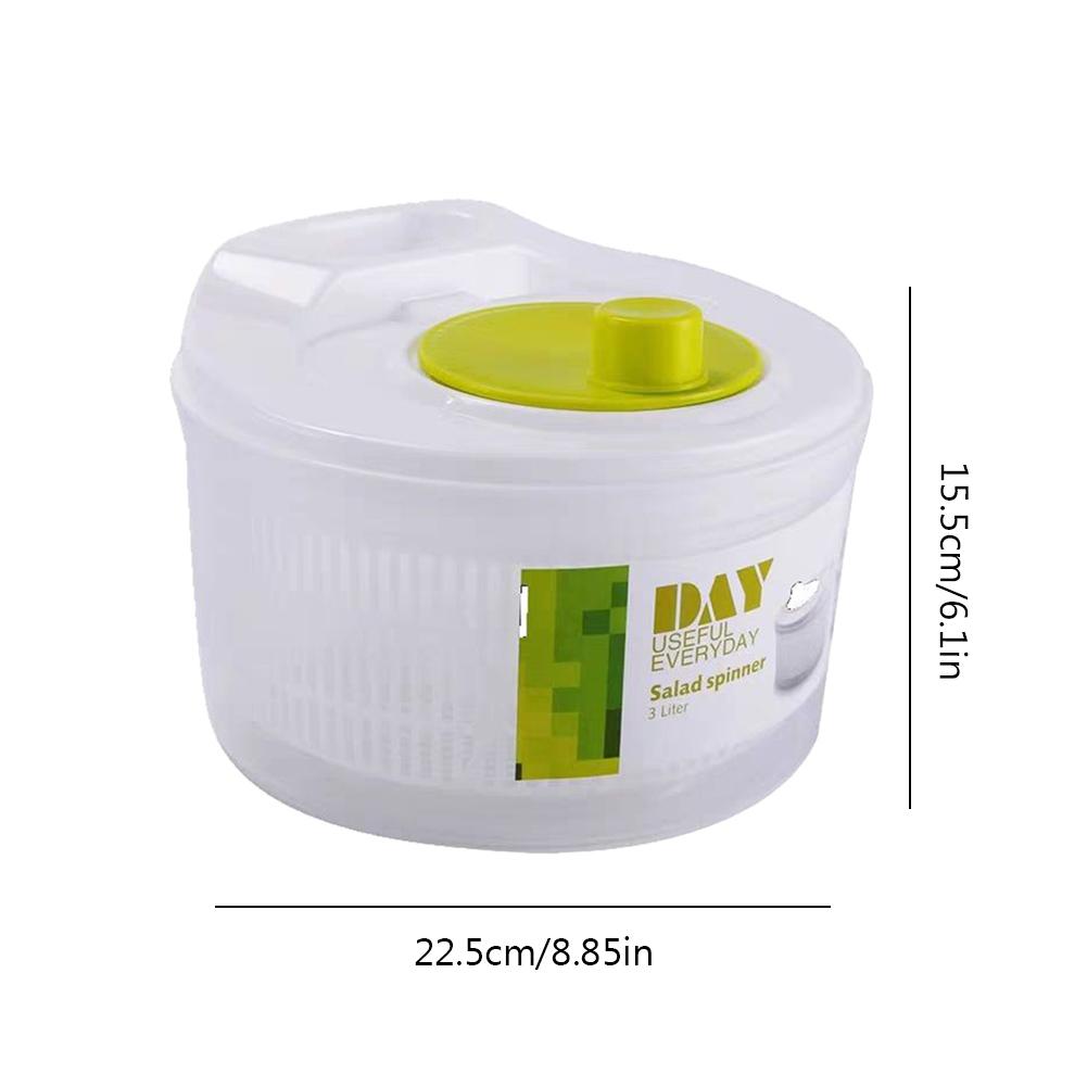 Electric Salad Spinner Leafy Vegetables Kitchen Tools Fruit Vegetable Household Salad Dehydrator for Washing Drying BPA Free