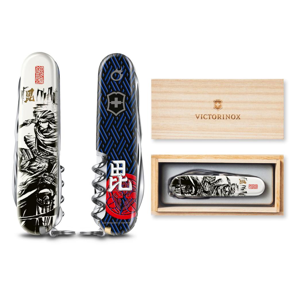 VICTORINOX Sengoku Sumie Climber Uesugi Kenshin Battle of Kawanakajima Collection Multi-tool In Special Paulownia Box Official Product 1.3703.7-X20