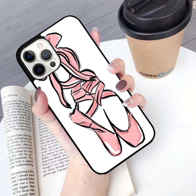 

Ballet Shoes Phone Case For iPhone 17 Air 13 12 14 15 16 Cover For Apple 11 Pro Max 6S Plus Coque iPhone 13