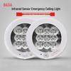 Baisian LED Motion Sensor Emergency Ceiling Light