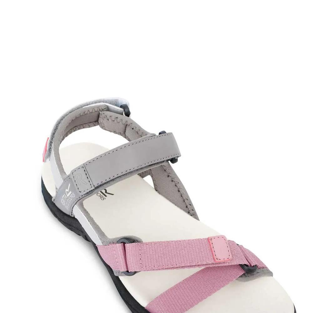 Regatta Santa Clara II sandals adjustable straps Grey/Lilas