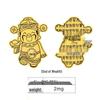 Pure Gold 999 Mobile Phone and Refrigerator Sticker Set: Princess Wealth Design with Gold Flakes