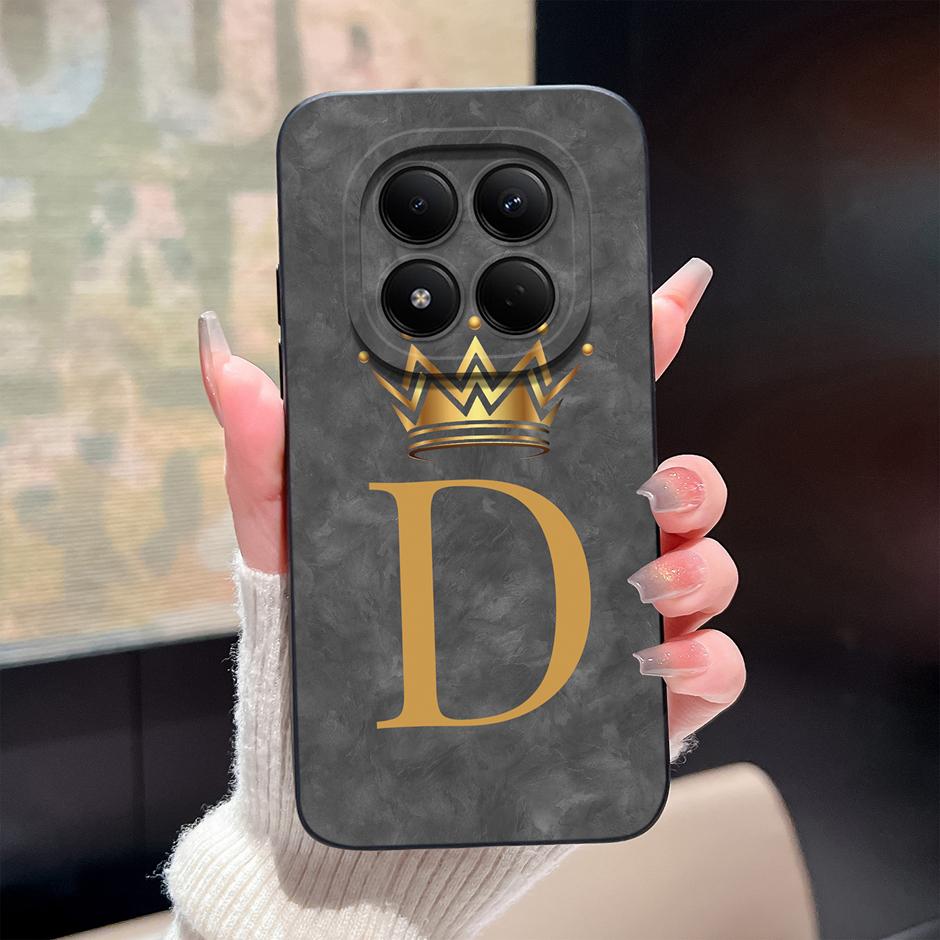 For Redmi Note 15 Pro 4G 5G Phone Cases Cute Panda 26 Letters Shockproof Soft Liquid Silicone Cover For RedmiNote15 15Pro Fandas