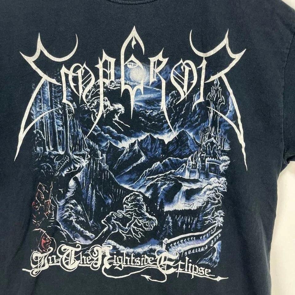 Футболка Emperor Band In The Nightside Eclipse для мужчин женщин хлопковая футболка UU 3XL