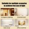 Motion Sensor LED Cabinet Light USB Rechargeable Magnetic Stick-on Lamp No Drilling Cabinet Light for Kitchen Wardrobe Stairs