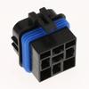 4 Pack Waterproof 40 Amp 12V Car Automotive 5-Pins Relay with Holder Sockets Kit