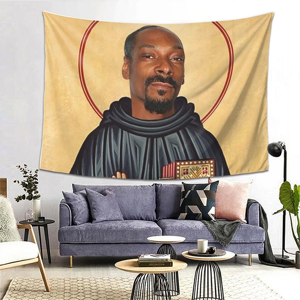 Snoop Dogg wird zum Jesus Wandteppich Ästhetische Heimdekoration Wandteppiche für Wohnzimmer Schlafzimmer