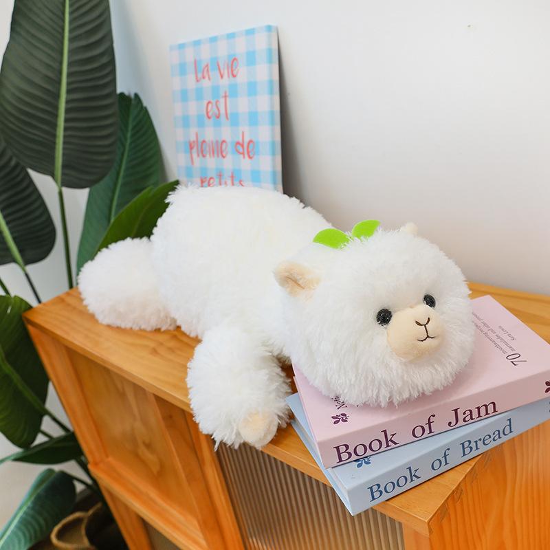 

Party Cute Alpaca Wool Toy Fashion Comfortable Lamb Doll Girls Gift Children белый