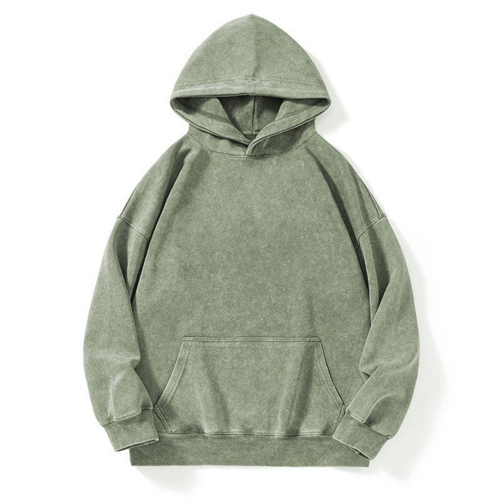 Men's  And  Women's  Trend  Loose  Retro  Wash With Water  Aging  Big News  Hooded HoodHoodie