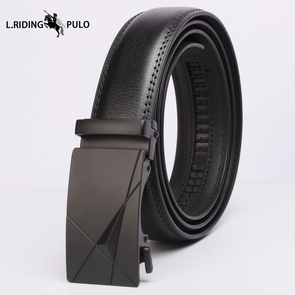 Gürtel Herren High-End Leder Automatikschließe Rindsleder Gürtel Herren Business Herren Hosen Lässig