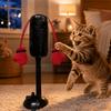 Suction Cup Cat Punching Bag Toy with 2pcs Boxing Gloves, Spring-Loaded Interactive Self-Play Cat Toy, Suitable for Indoor Cats and Kittens