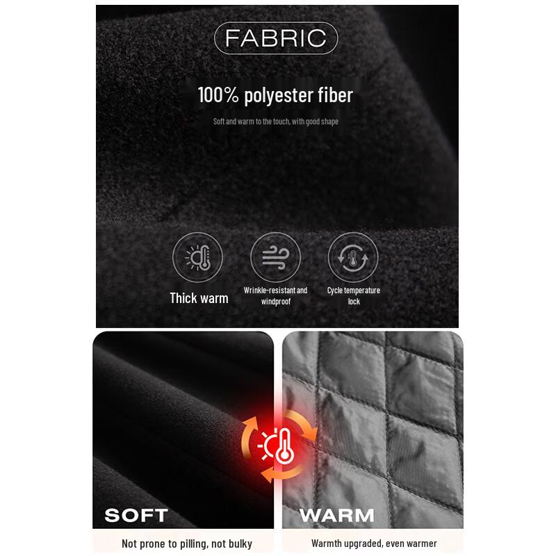 Teluoman Unisex Padded Wool Blend Business Overcoat