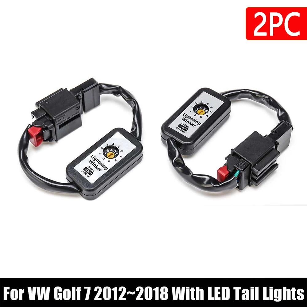 

2шт динамический указатель поворота светодиодный задний фонарь дополнительный модуль жгут кабелей для Golf 7 2012 - 2018 со светодиодным задним фонарем для AU1