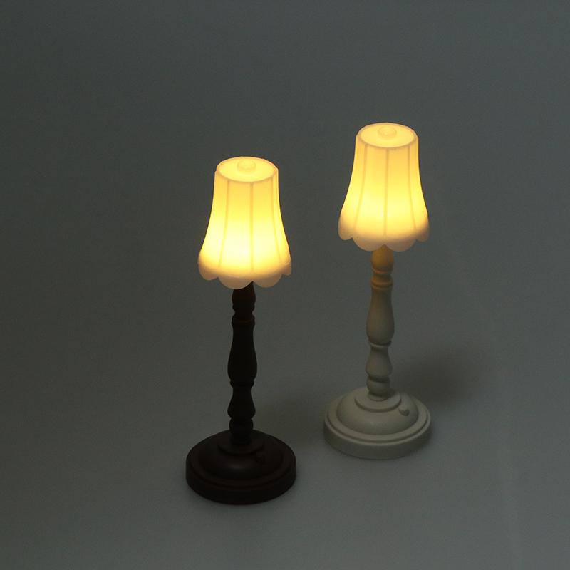 1:12 Dollhouse Miniature Floor Lamp Led Light Dollhouse Furniture Toy