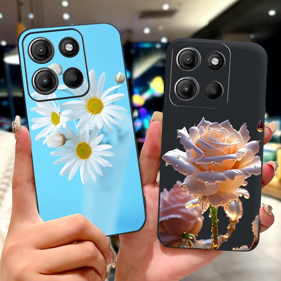 For Motorola Moto G15 Case Moto G75 XT2437-2 Luxury Popular Painted Cover Soft TPU Phone Case For Motorola G15 G 75 MotoG75 Bags