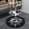 1 Stück Slipknot Band Logo Büro Runder Teppich Perfekt für das Büro Rutschfeste Rückseite, Dekorative Fußmatte yy250916009