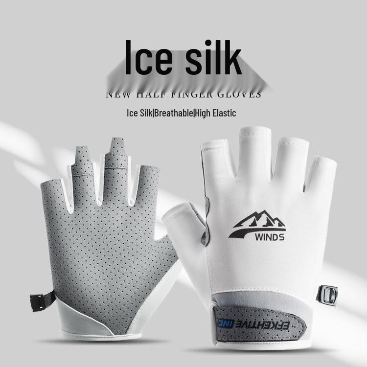 Unisex Full & Half Finger Cycling Gloves - Non-slip, Wear-resistant, Ice-cool for Outdoor Sports.