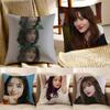 Schauspielerin charmant SSatomi Ishihara Kissenbezug Kissenbezug Milbenschutz Wohnzimmer Sofa Dekor Kissen Raum