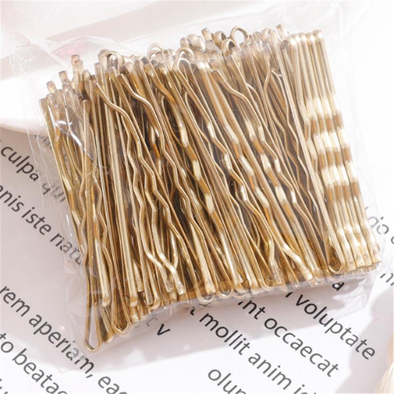 100/50pc 50/60mm Hair Pin And Clips U Shape For Headpiece Women Girls Hairpins Accessories Bride Wedding Head Jewelry Decoration