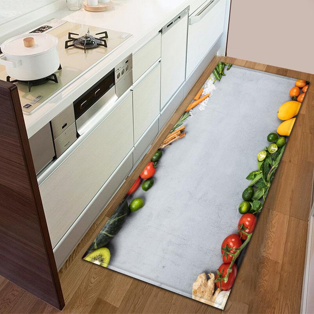 Kitchen Door Mat Bedroom Carpet Non-slip Floor Balcony Corridor Long Carpet Bedside Living Room Floor Mat