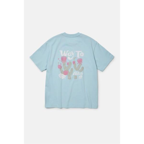 Kolon SporTS Women S cacTuS Graphic T ShirT TvTcm25622lbl