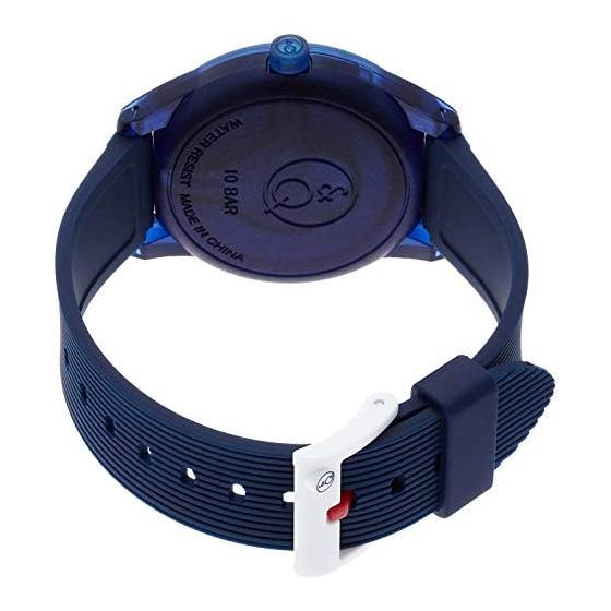 Q&Q SmileSolar Watch Solar Analog Waterproof Urethane Belt RP10-004 Men's Navy