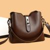 Women's Bag New Soft Leather Pure Hand Women's Handbag Bag Fashion Leisure Travel Shoulder Messenger Bag Women