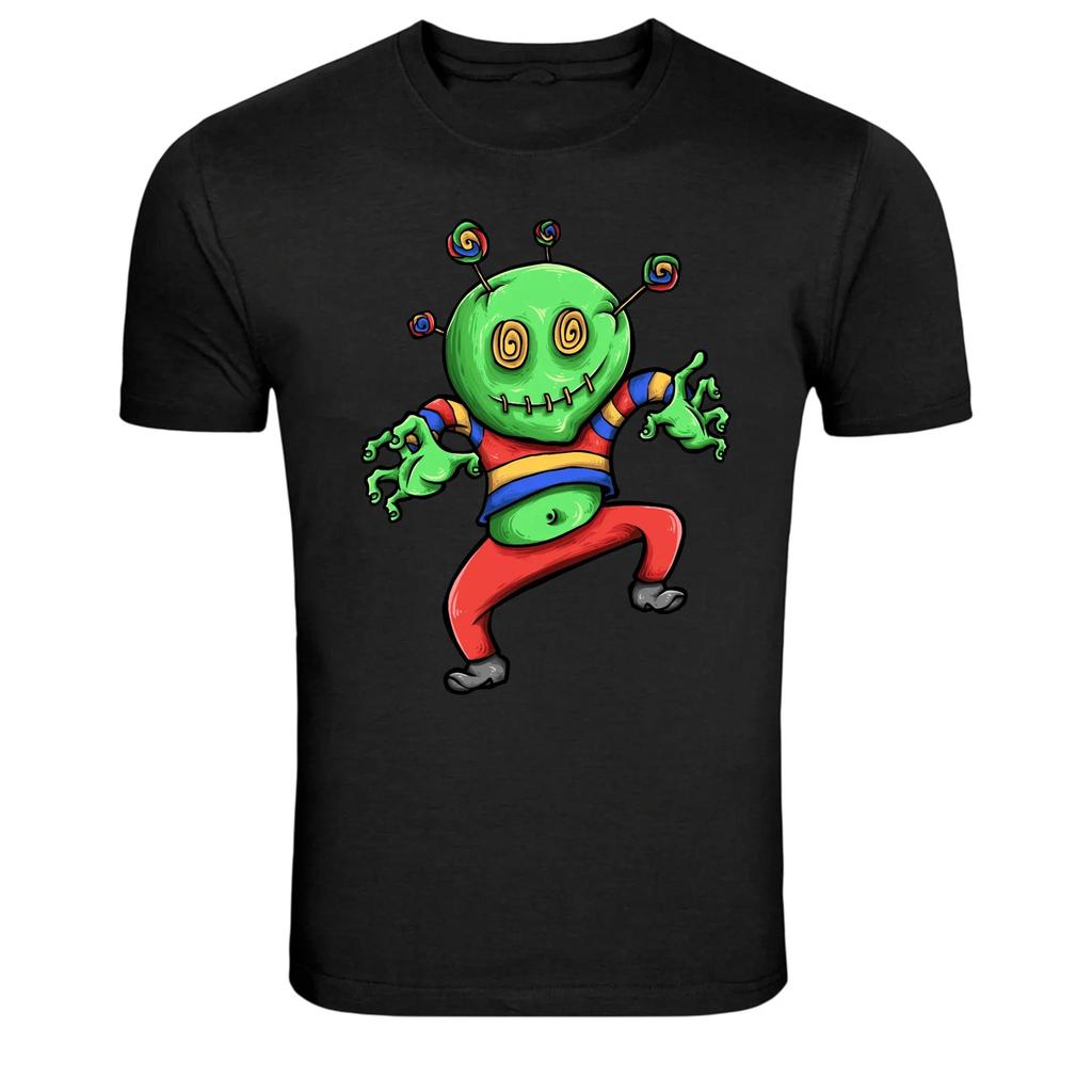 Funny Voodoo Doll Cartoon Character Graphic T-Shirt