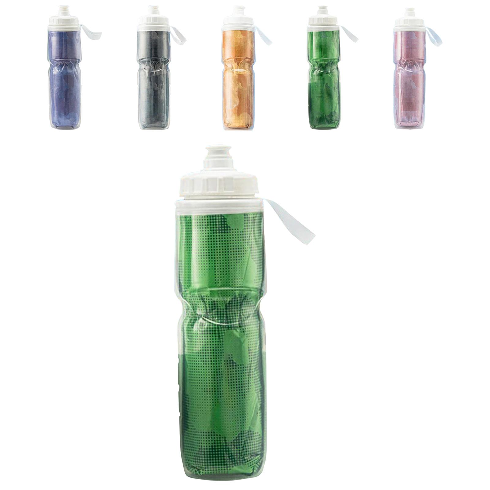 

Insulated Bike Water Bottles 670ml PP5 Cycling Water Bottle With Handle Easy To Squeeze, Keep Water чёрный