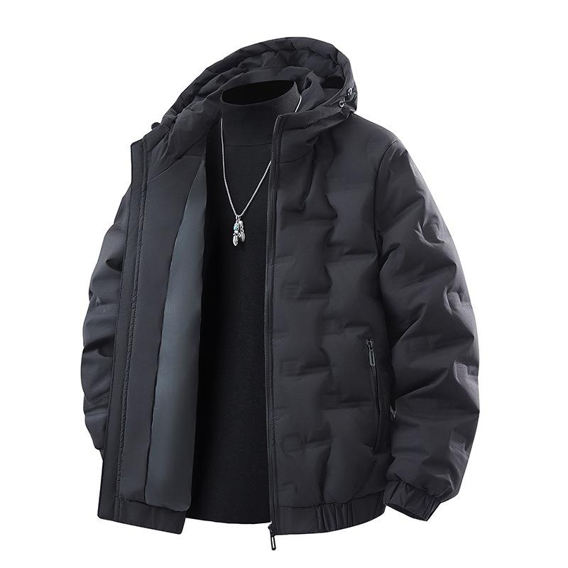 Winter New Clothes Men's Versatile Warm Gray Duck Down Jacket Men's Clothing