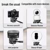 2025 Pro Live Streaming Stand: Dual Phone Tripod with Fill Light for Streamers & Vloggers