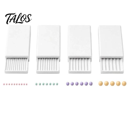 Nail Art Clay Press 4Pcs 3D Print Gel Ball Maker Tools, Bead Roller for Flowers, Polymer 2/3/4/5 Mm Sphere Shaper Tool Round Beads Earrings