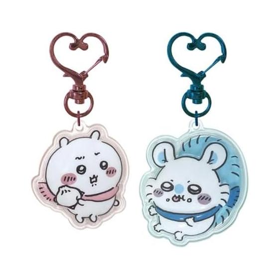 K Company Chikawa Plump Pair Keychain Chikawa x Momonga CKW-PP-CM H44 x W37 x D10mm