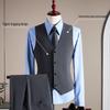 ROMON Men's Business & Wedding 3-Piece Suit Set