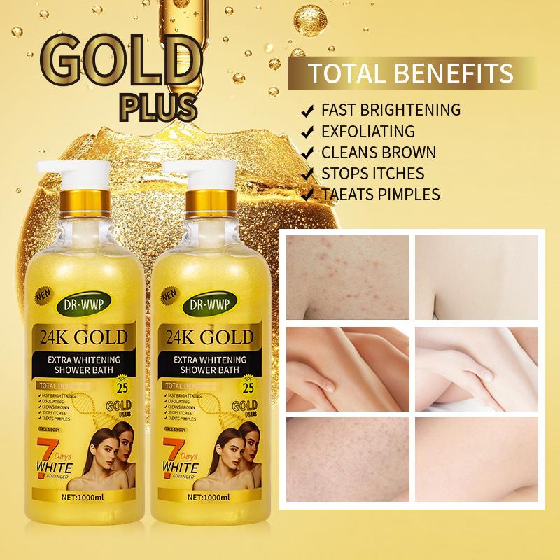 Gel Douche Exfoliant Curcuma Parfum Longue Durée Nettoyant & Exfoliant Gel Douche Pot Extra Large 1000ml