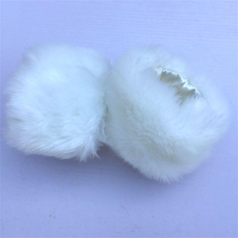 Windproof for Wool Coat & Jackets Clothing Accessories Furry Wrist Cuff Arm Warmer Warm Furry Wristbands Faux Fur Wrist Cuffs