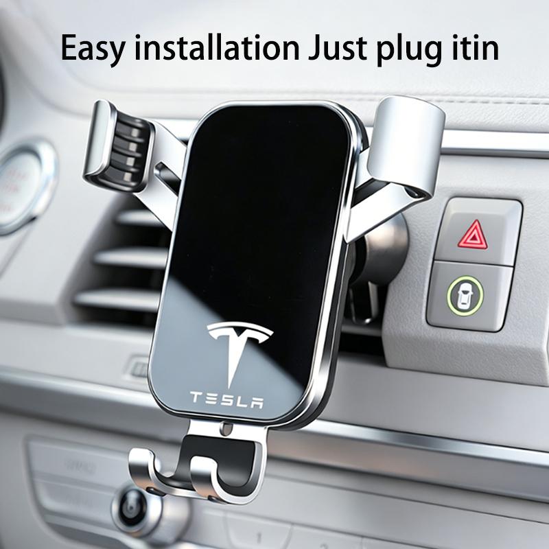 ABS Auto Handyhalter 360 Grad Drehung Schwerkraft Auto Halterung Für Tesla Model 3 Highland 2023 Model S Model X Model Y Model Y-Eur