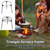 Reinforced Steel Pot Rack Foldable Grilling Stand Camping Campfire Tripod  Outdoor Camping