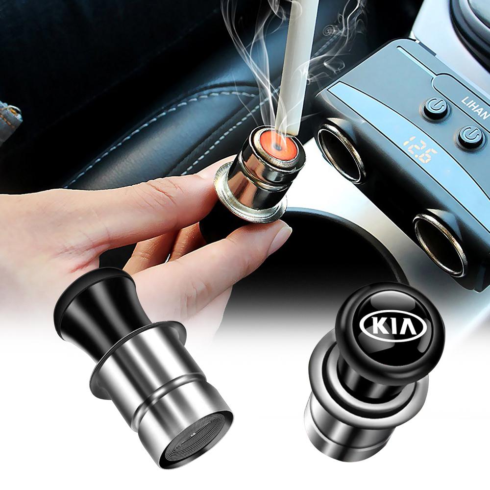 1PC Car Cigarette Lighter Auto Accessorie for Kia Sportage Rio Sorento Soul S20 Picanto Optima Ceed Forte Cadenza Cerato K2 Hubcap