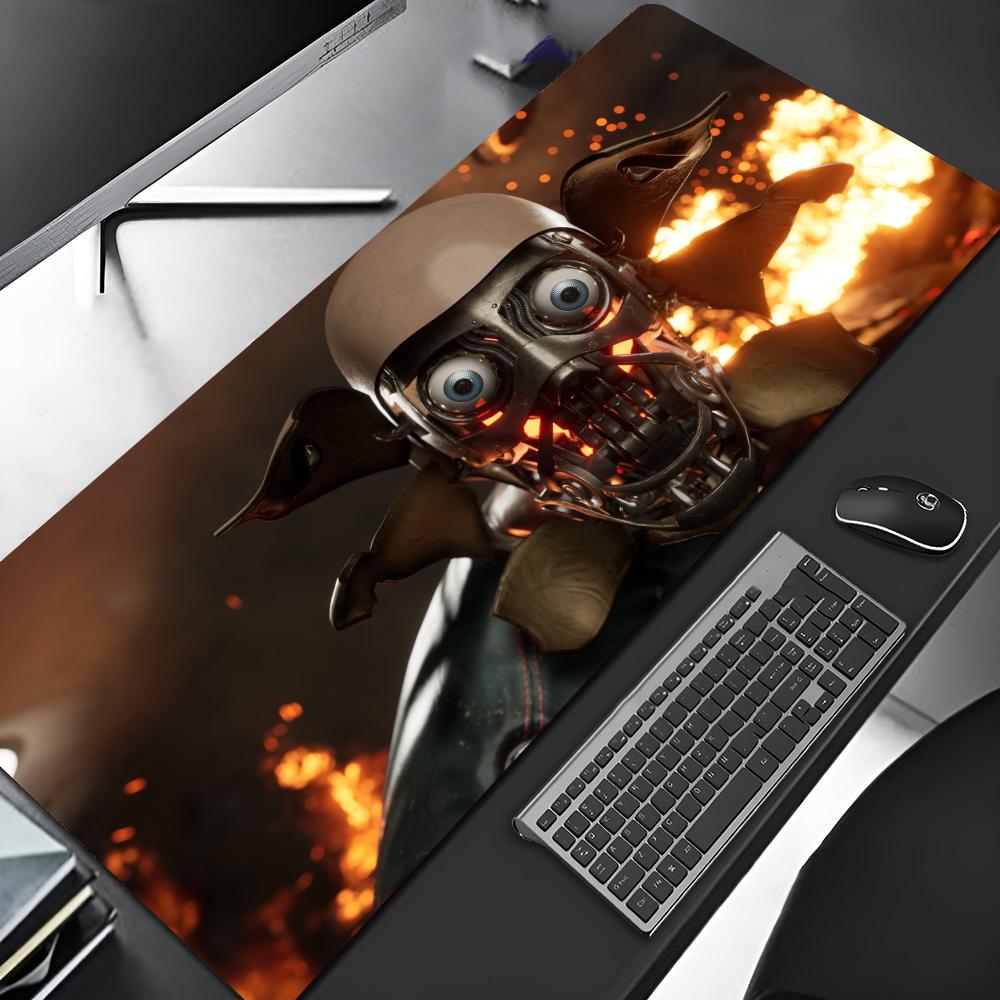 A-Atomic Hearts Games Mouse Pad Edge Big Safely Gaming Locking Computer Gamer Large Rubber Art Mousepad Laptop Desk Mat