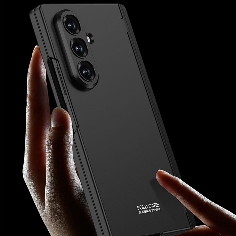 GKK For Samsung Galaxy Z Fold7 5G Case with Kickstand PC+Tempered Glass Phone Cover