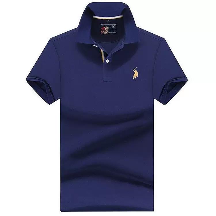 TrendHub Nadměrná velikost 6XL Bavlněná Volná Pánská Polokošile Vysoká Kvalita Krátký Rukáv Jednobarevná Límec s Knoflíčky Výšivka Pánská Trička