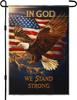 250 Anniversary USA Garden Ag 12x18 Inch Double Sided, 4th of July Decorations - Eagle of Liberty, Garden Ags For Outsid