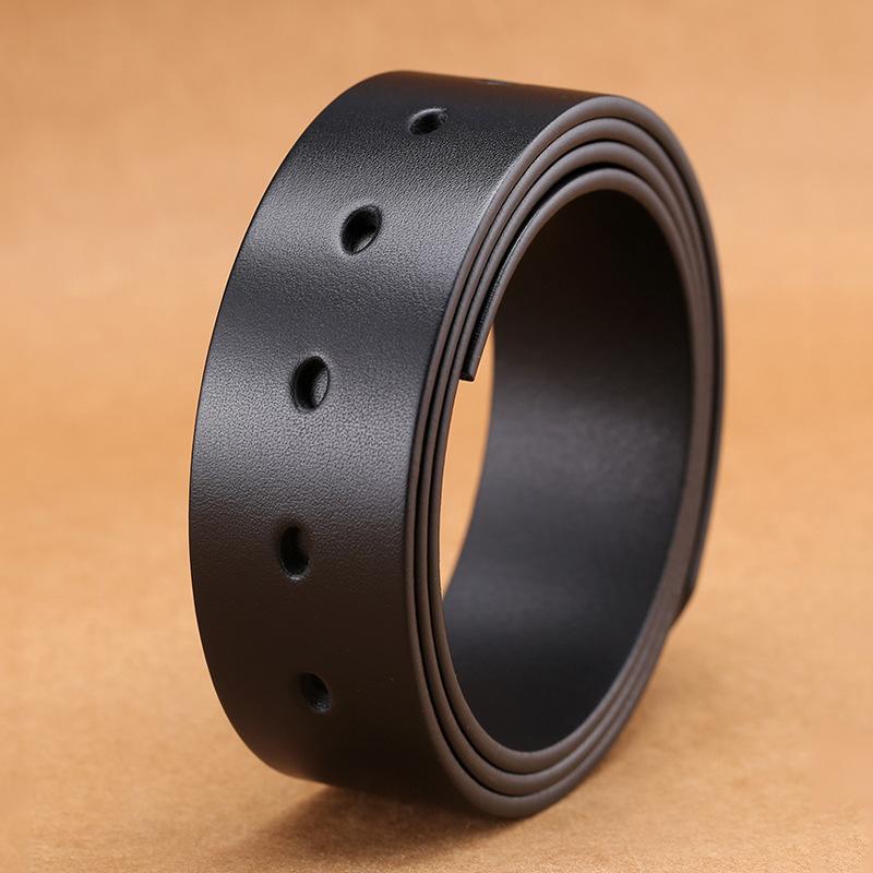 3.5 Erste Schicht Reines Rindsleder Herren Gürtel Ohne Zwischenschicht Ledergürtel Ohne Schnalle Baumkleber Leder Retro Automatische Schnalle Gürtelstreifen