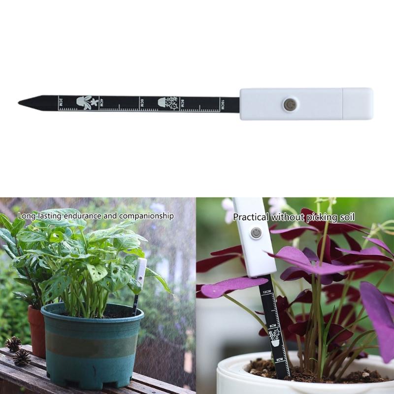 Plant Soil Moisture Sensor  3 Color Indicator Light Water Shortage Reminder Soil Moisture Indoor Outdoor Plant